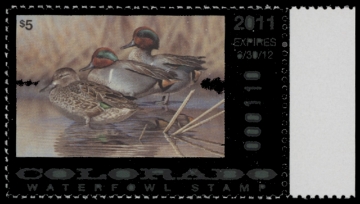 Scan of 2011 Colorado Duck Stamp