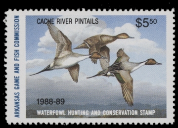 Scan of 1988 Arkansas Duck Stamp