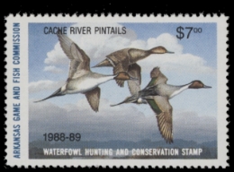 Scan of 1988 Arkansas Duck Stamp