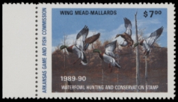 Scan of 1989 Arkansas Duck Stamp