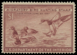 Scan of RW13 1946 Duck Stamp 