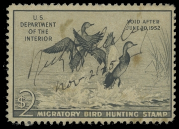 Scan of RW18 1951 Duck Stamp 