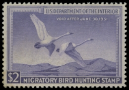 Scan of RW17 1950 Duck Stamp 