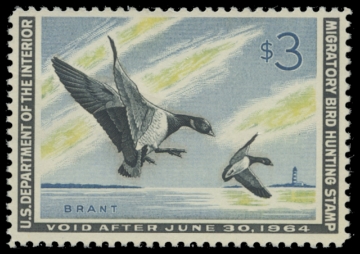 Scan of RW30 1963 Duck Stamp. MNH. F-VF 