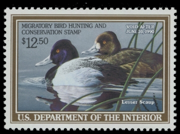 Scan of RW56 1989 Duck Stamp. MNH. VF