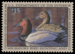 Scan of RW60 1993 Duck Stamp. MNH. VF 