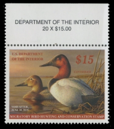 Scan of RW81 2014 Duck Stamp 