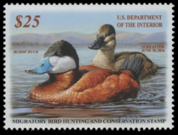 Scan of RW82 2015 Duck Stamp 