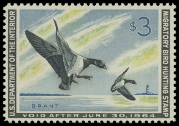 Scan of RW30 1963 Duck Stamp. MNH