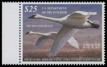 Scan of RW83 2016 Duck Stamp