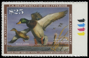 Scan of RW85 2018 Duck Stamp