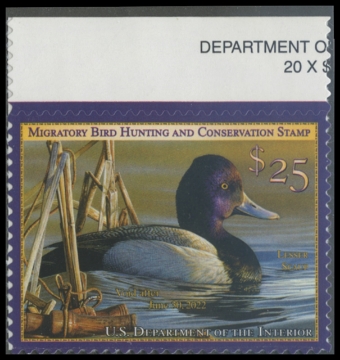 Scan of RW88 2021 Duck Stamp