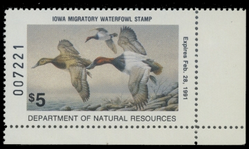 Scan of 1990 Iowa Duck Stamp