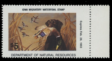 Scan of 1992 Iowa Duck Stamp