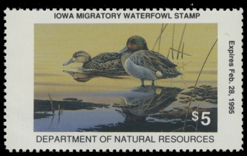 Scan of 1994 Iowa Duck Stamp