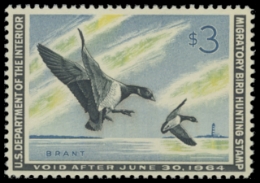 Scan of RW30 1963 Duck Stamp. MNH