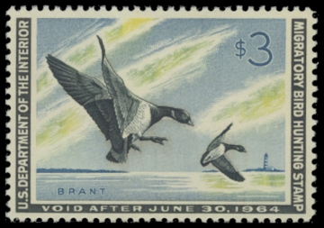 Scan of RW30 1963 Duck Stamp. MNH