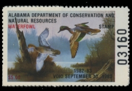 Scan of 1982 Alabama Duck Stamp