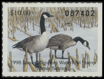 Scan of 1998 Illinois Duck Stamp
