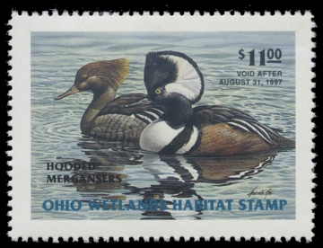 Scan of 1996 Ohio Duck Stamp