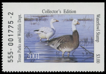 Scan of 2011 Texas Duck Stamp