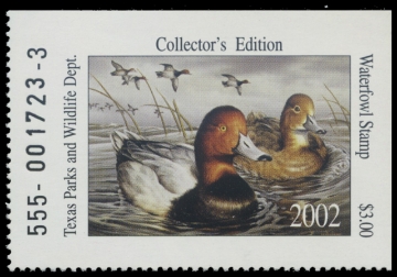 Scan of 2012 Texas Duck Stamp