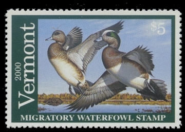 Scan of 2000 Vermont Duck Stamp