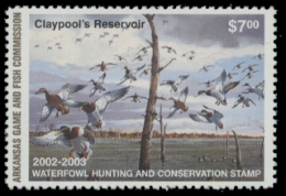 Scan of 2002 Arkansas Duck Stamp