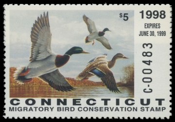 Scan of 1998 Connecticut Duck Stamp
