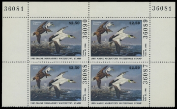 Scan of 1985 Maine Duck Stamp