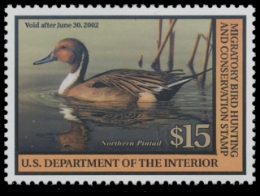 Scan of RW68 2001 Duck Stamp 