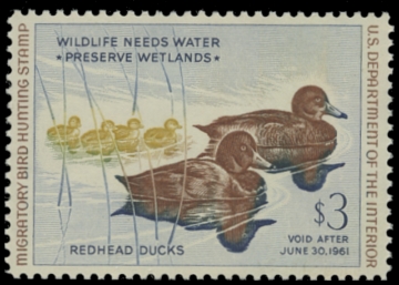 Scan of RW27 1960 Duck Stamp. MNH