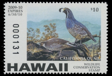 Scan of 2009 Hawaii Duck Stamp