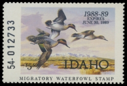Scan of 1988 Idaho Duck Stamp