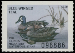 Scan of 1984 Illinois Duck Stamp