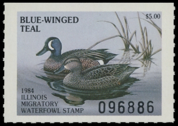 Scan of 1984 Illinois Duck Stamp
