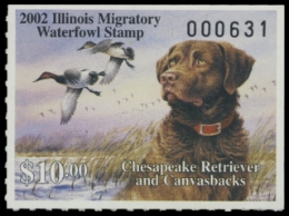 Scan of 2002 Illinois Duck Stamp