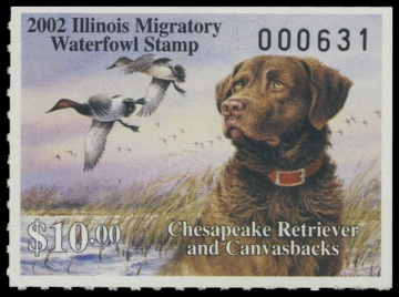 Scan of 2002 Illinois Duck Stamp