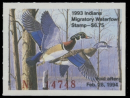 Scan of 1993 Indiana Duck Stamp