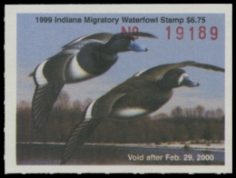 Scan of 1999 Indiana Duck Stamp