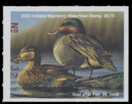 Scan of 2002 Indiana Duck Stamp