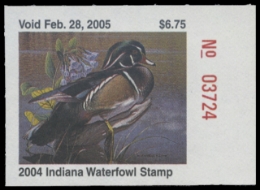 Scan of 2004 Indiana Duck Stamp