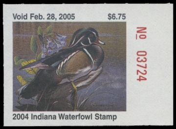 Scan of 2004 Indiana Duck Stamp