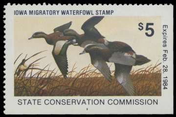 Scan of 1983 Iowa Duck Stamp