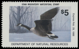 Scan of 1987 Iowa Duck Stamp