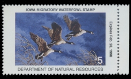 Scan of 1997 Iowa Duck Stamp