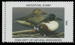 Scan of 2002 Iowa Duck Stamp