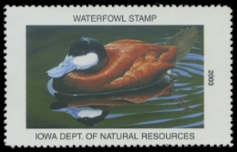 Scan of 2003 Iowa Duck Stamp