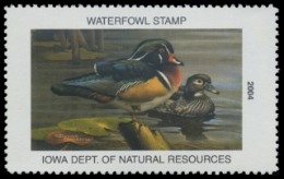 Scan of 2004 Iowa Duck Stamp
