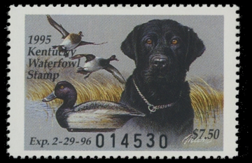 Scan of 1995 Kentucky Duck Stamp